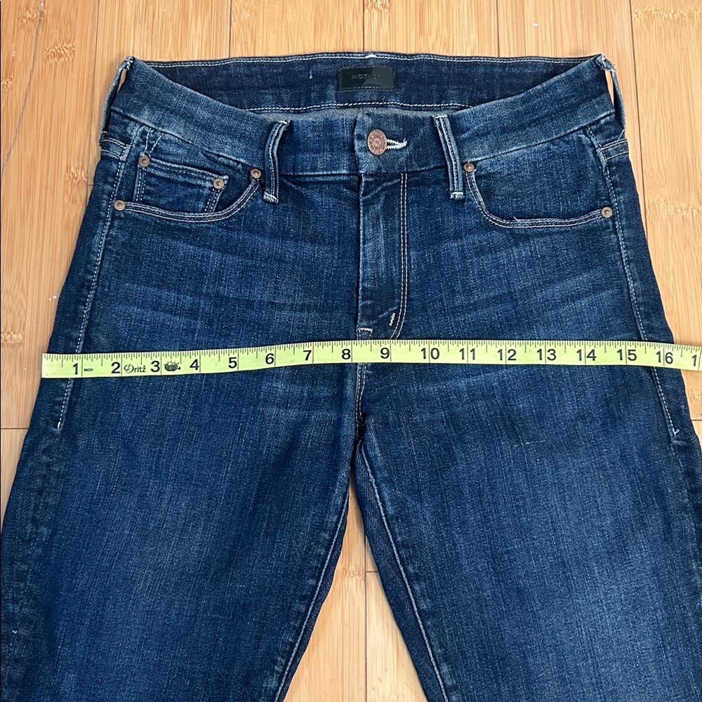 MOTHER The Looker Denim Jeans in Here Kitty Kitty Wash size Women’s 26 - Picture 9 of 12